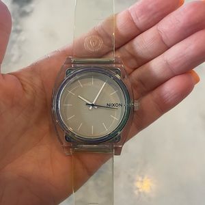 Nixon Time Teller Large Clear band